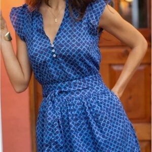 Liz Dress Blue Porto